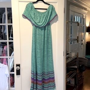 Pitusa long off the shoulder dress or cover up.